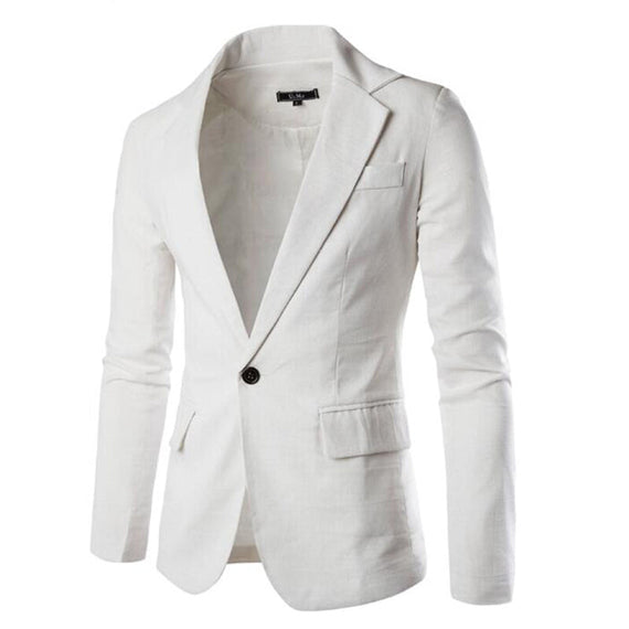 High Quality England Stylish Men Casual Jacket - White