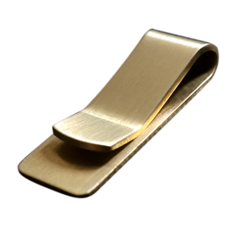Holder Brass Money Clip - Gold