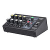 ammoon AM-228 Ultra-compact Low Noise 8 Channels Metal Mono Stereo Audio Sound Mixer with Power Adapter Cable