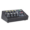 ammoon AM-228 Ultra-compact Low Noise 8 Channels Metal Mono Stereo Audio Sound Mixer with Power Adapter Cable