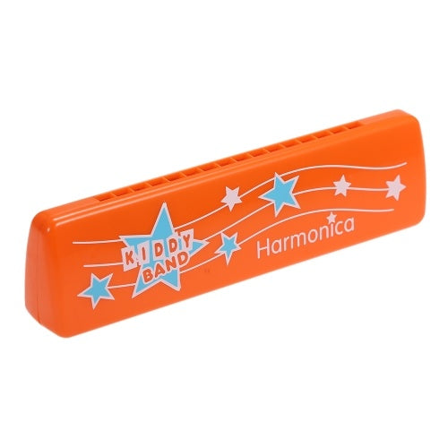 16-Hole Harmonica Mouth Organ Puzzle Instrument Early Education Toy for Children Kids