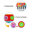 148 * 60cm/ 58 * 24in Musical Mat Foldable Piano Mat Kids Keyboard Electronic Music Carpet