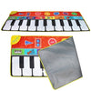 148 * 60cm/ 58 * 24in Musical Mat Foldable Piano Mat Kids Keyboard Electronic Music Carpet