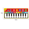 148 * 60cm/ 58 * 24in Musical Mat Foldable Piano Mat Kids Keyboard Electronic Music Carpet