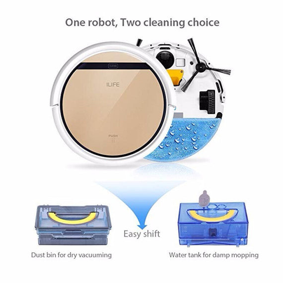 ILIFE Robotic Vacuum Cleaner - White