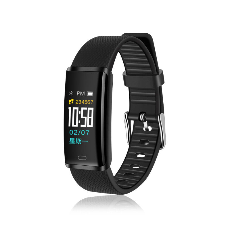 IPX7 Follure Smart Wristband Pedometer - Black