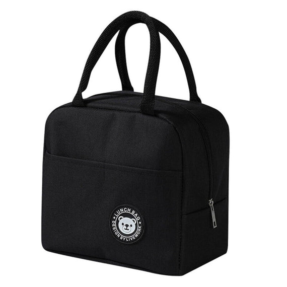 LB01 Insulated Portable Lunch Bag - Black