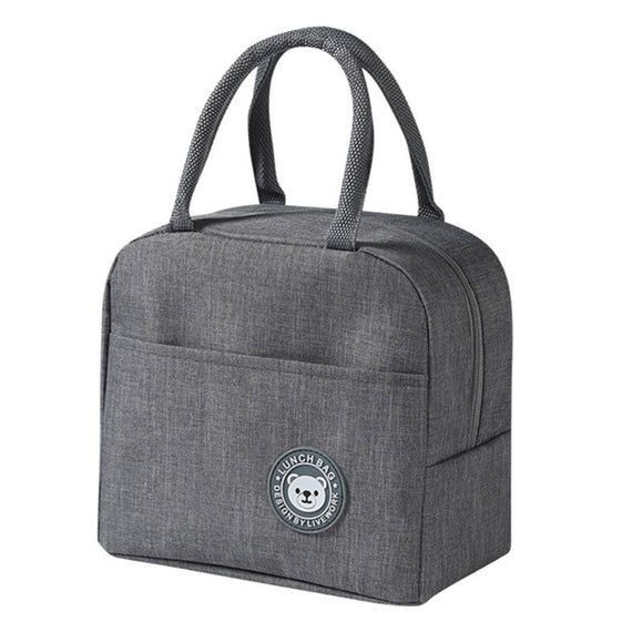 LB01 Insulated Portable Lunch Bag - Gray