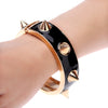 Punk Style Large Rivet Studded Bangle Alloy Bracelet