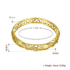 سوار Bangle Bangle Hollow Nets مضمن مع AAA Zircon مع إكسسوارات ذهبية وروبية ذهبية للنساء