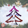 Charming Shining Rhinestone Christmas Tree Starfish Brooch Collar Clip Pin Scarf Buckle Holiday Gift