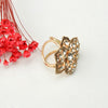 Fashion Zinc Metallic Rhinestone Crystal Scarf Shawl Buckle Brooch Pin Clip Ring for Women Gift