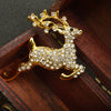 New Fashion Shining Rhinestone Crystal Brooch Collar Clip Pin Clothes Accessory Jewelry Scarf Buckle for Holiday Party Gift Christmas