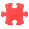 100% Food Grade Silicone Hand Held Irregular Jigsaw Puzzle Autism Awareness Teether Teething Pendant for Necklace Chew Baby Toddler Nursing Jewelry Toy Mom to Wear BPA Free DIY