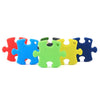 100% Food Grade Silicone Hand Held Irregular Jigsaw Puzzle Autism Awareness Teether Teething Pendant for Necklace Chew Baby Toddler Nursing Jewelry Toy Mom to Wear BPA Free DIY