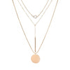 Fashion Multi-layer Pendant Clavicle Chain Long Necklace Different Lengths Jewelry Set for Women