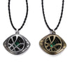 Doctor Strange Necklace Eye of Agamotto Costume Prop Stone Pendant Exquisite Ornament Retro Necklace