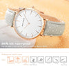 MINI FOCUS Women Quartz Watch Women's Fashion Watches with Leather Strap 3ATM Waterproof Female Wristbands for Business & Daily Life (Box Packaged)