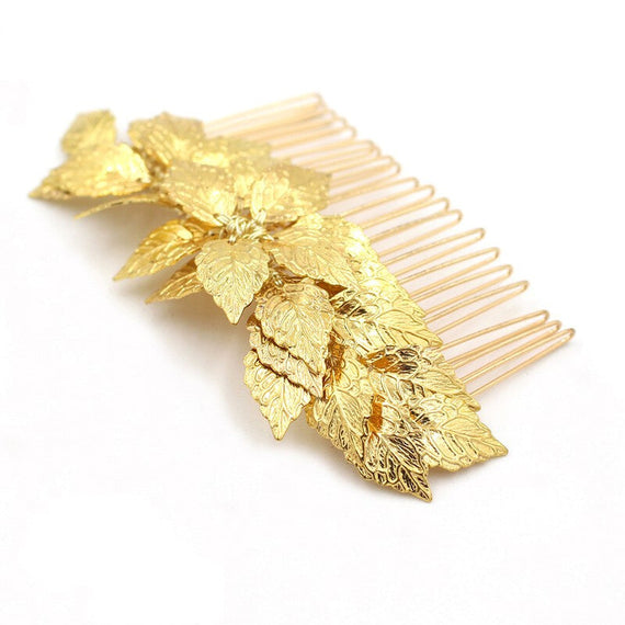 Jonnafe Premium Bridal Hair Combs - الذهب