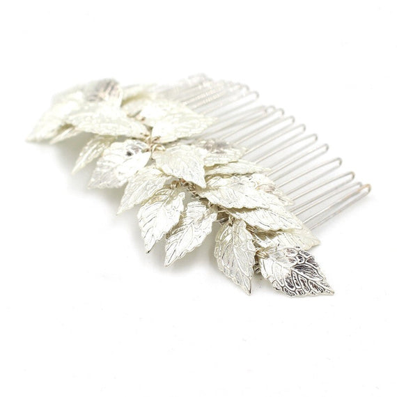 Jonnafe Premium Bridal Hair Combs - Silver