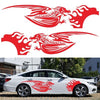 1Pair Car Sticker Dragon Decal Side Door Stripes Sticker Racing Decals