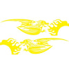 1Pair Car Sticker Dragon Decal Side Door Stripes Sticker Racing Decals