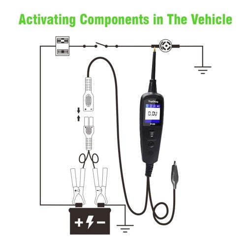 JDiag P100 Original Automotive Electrical Circuit System Tester for Cars and Trucks  0V - 70V