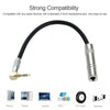 Portable 90 Degree 3.5MM male to 6.5 6.35 Female Audio Plug Cable Line Connect Microphone Headset Earphone Headphone Laptop Computer