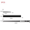 5 قطع سيارة الجانب الباب الجسم هود مرآة الرؤية الخلفية صائق المشارب ملصق سباق الشارات