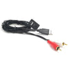 CAR AUX UXB Audio Adapter Cable 2RCA 100 سم استبدال لـ Benz Mercedes BMW Audi Skoda