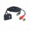 CAR AUX UXB Audio Adapter Cable 2RCA 100 سم استبدال لـ Benz Mercedes BMW Audi Skoda