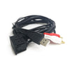 CAR AUX UXB Audio Adapter Cable 2RCA 100 سم استبدال لـ Benz Mercedes BMW Audi Skoda