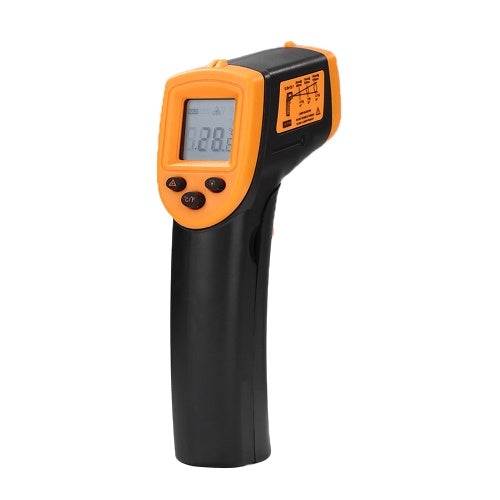 HW600 Handheld Non-Contact Infrared Thermometer LCD Display Temperature Meter, Digital IR Industrial Thermometer Laser Pyrometer Thermometer, -50~600°C/-58~1122°F (NOT for Humans), Battery Not Included