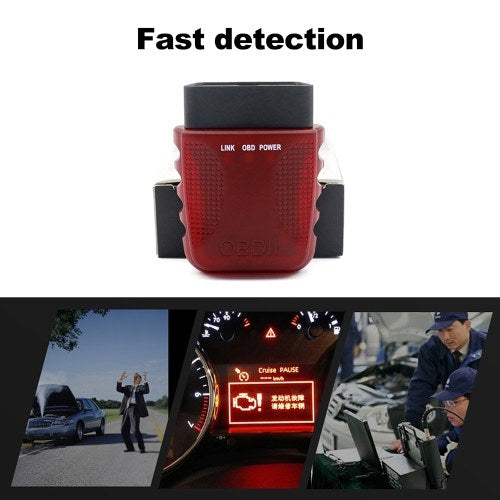 V017 WIFI OBD II Scanner Car Diagnostic Tool Battery Voltage Detection For 95% OBD II Compliant Vehicles 16-pin