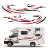 Car Auto Body Sticker Self-Adhesive Side Truck Graphics Decals Fitment for Camper Caravan RV Trailer