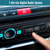 1 Din Car Navigation Player Radio Stereo Car Digital Radio System BT Car Audio Player, In-dash FM with DAB/DAB+/FM Receiver, Dual USB Port, TF Card Slot