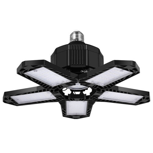 80W LED Garage Lights 8000 Lumens Garage Ceiling Lights with 5 Adjustable Panels