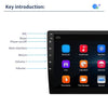 9in Car Radio Multimedia Video Player Global Positioning System Mobile Phone Interconnection