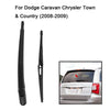 Car Rear Window Windshield Wiper Arm & Blade Complete Replacement Set for Dodge Caravan Chrysler 2008-2009