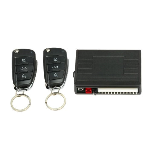 Universal Car Door Lock Keyless Entry System with Trunk Release Button Remote Central Locking Kit for Audi Style