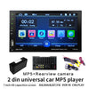 7inch Touch Screen 2 Din BT Car MP5 Player Car Radio Audio Stereo FM RDS with Camera Support Mirror  Link