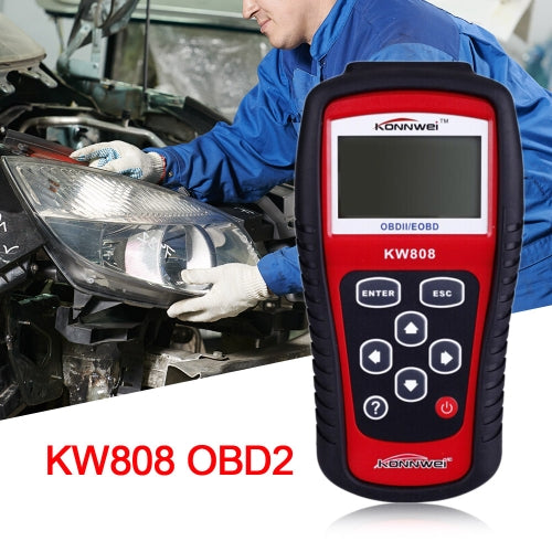 جهاز اختبار قارئ رمز السيارة MaxiScan KW808 obdii EOBD