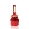 Super Bright LED Headlight Car Head Light Conversion Lamp Kit 40W 6500K Auto COB Chip Light Bulb Red H1/ H4/ H7/ H11