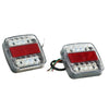 2X 12V 26 LED ضوء إيقاف الذيل مؤشر شاحنة مقطورة فان حافلة 4x4 بيك اب