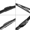 3pcs Front Rear Windshield Windscreen Wiper Blade