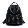 Korean Leather School Bags for Girls - Black