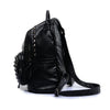 Korean Leather School Bags for Girls - Black