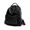 Korean Leather School Bags for Girls - Black