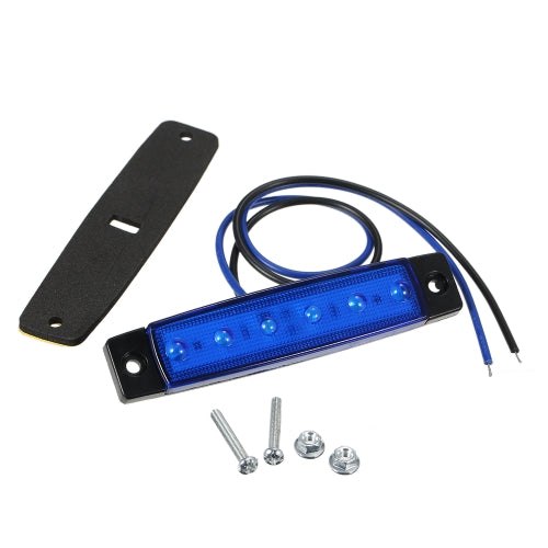 6LEDs Side Marker Indicator Light Clearance Lamp for Car