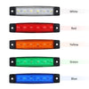 6LEDs Side Marker Indicator Light Clearance Lamp for Car